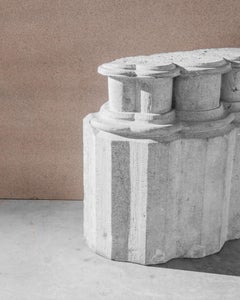 Ancienne console belge en pierre bleue
