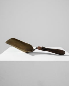 Antique Belgian Brass Dry Goods Scoop
