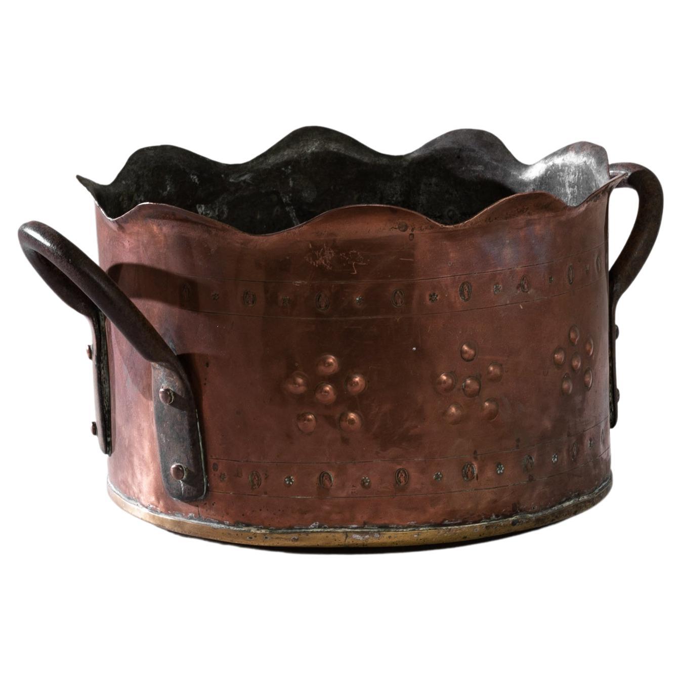 Antique Belgian Copper Pot