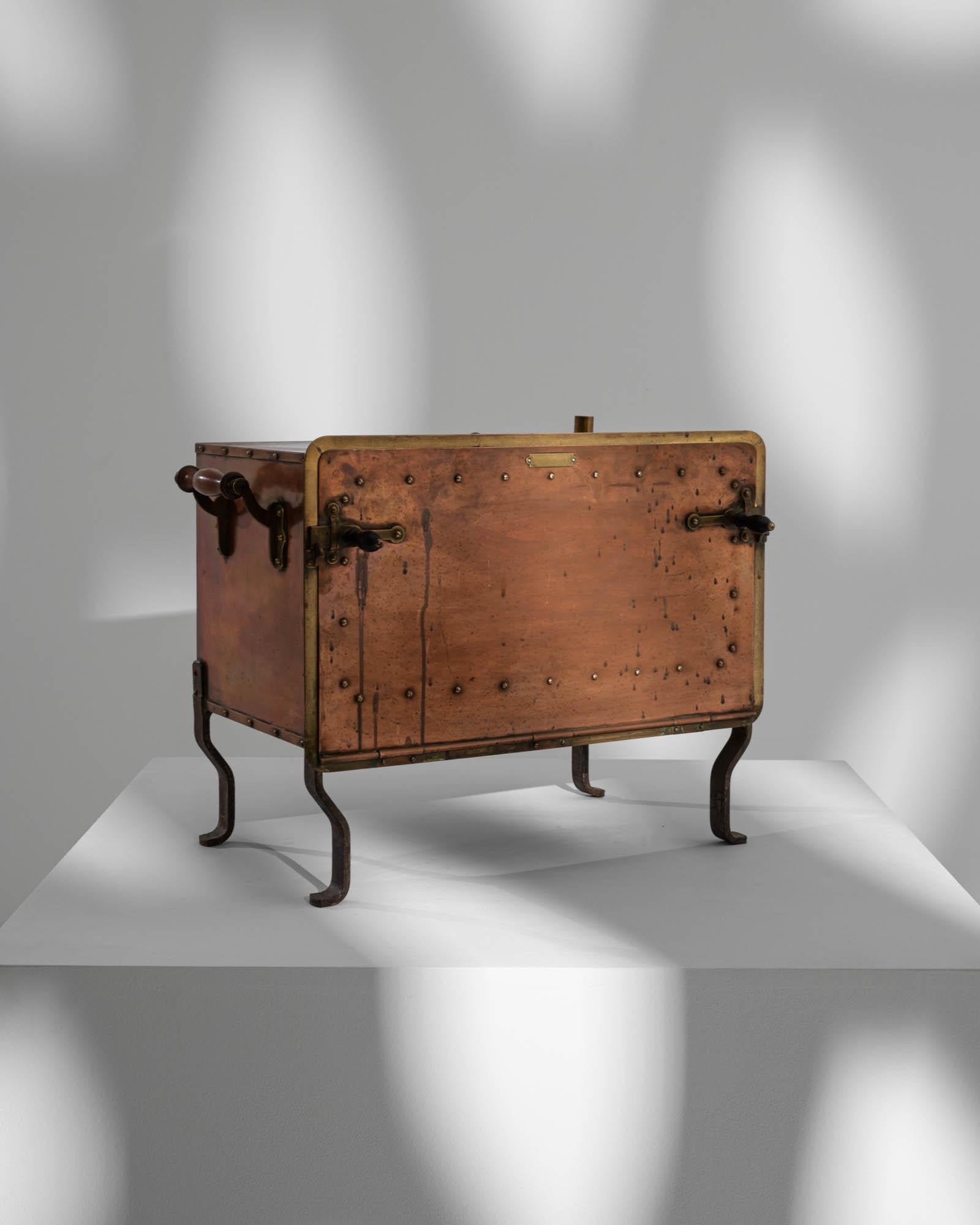 Antique Belgian Copper Sterilizing Cabinet 3