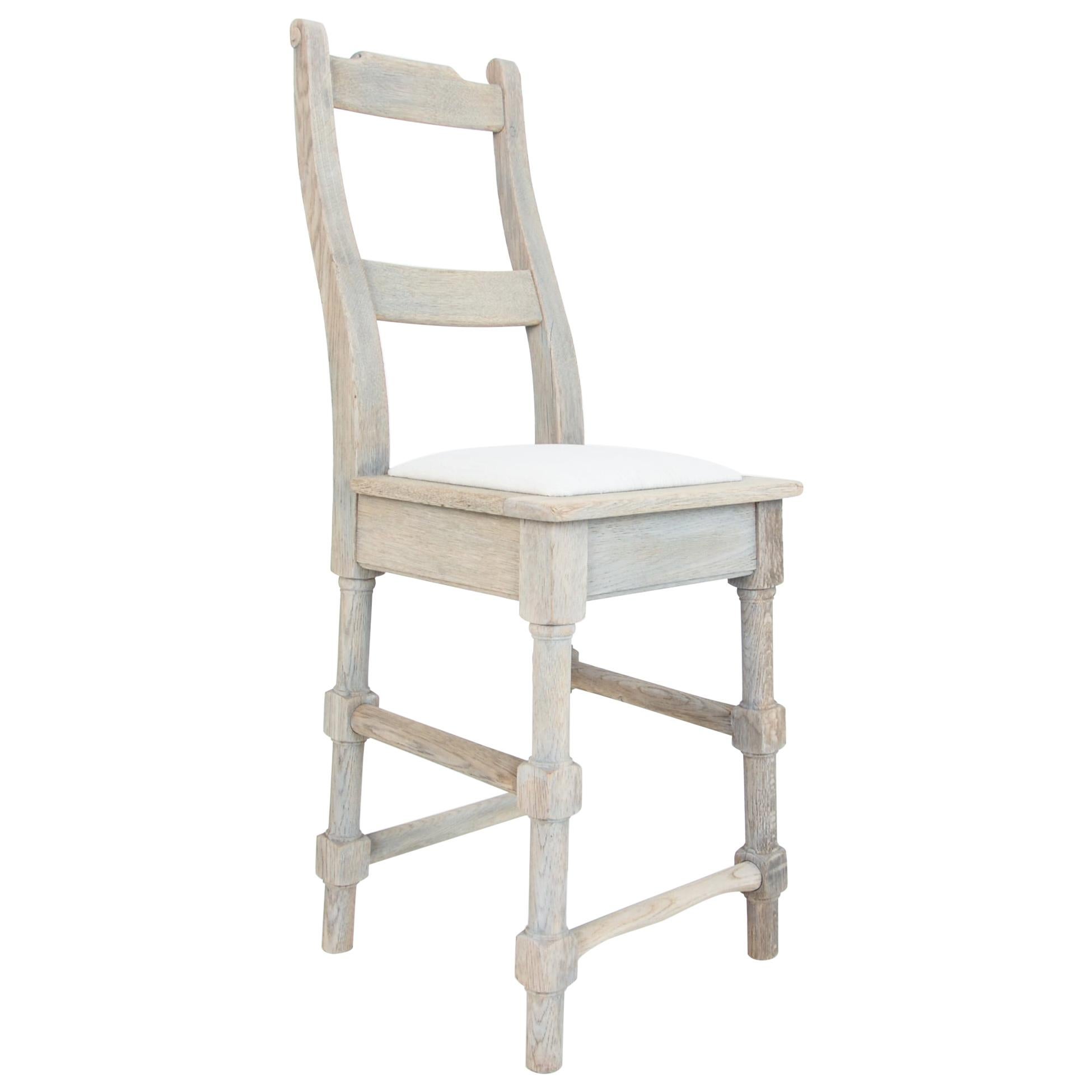 Antique Belgian Oak Chair