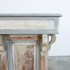Antique Belgian Patinated Bar