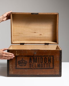 Antique Belgian Wood Decorative Box, 1900-1909, Well-Proportioned