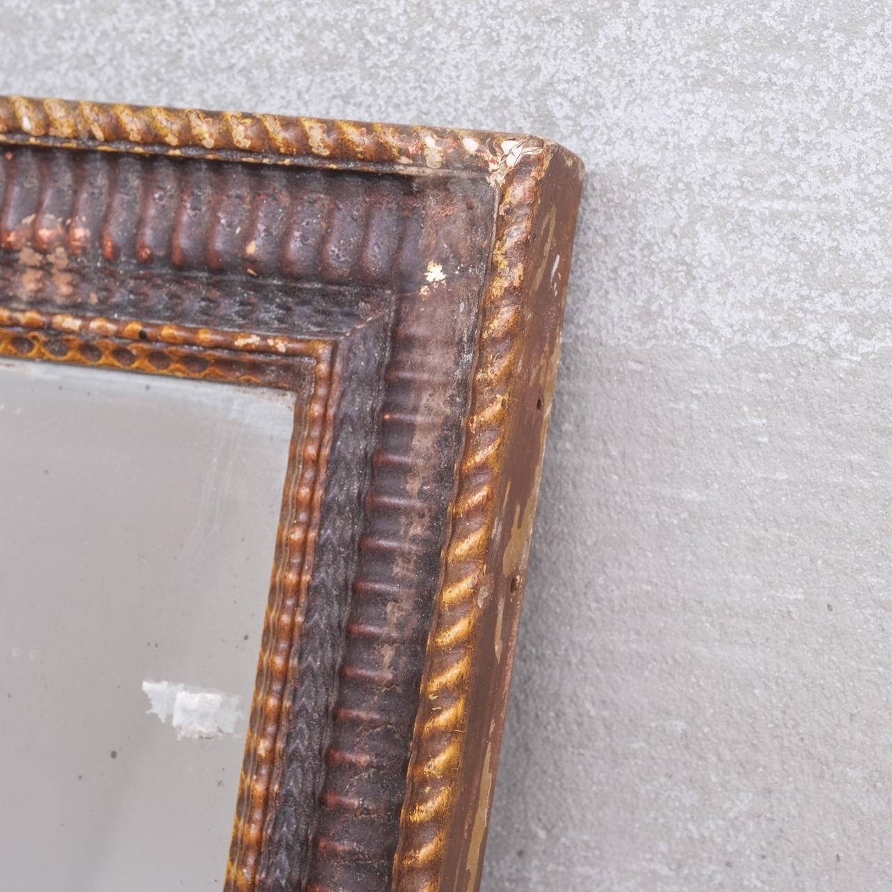 Grand miroir belge ancien Bon état - En vente à London, GB