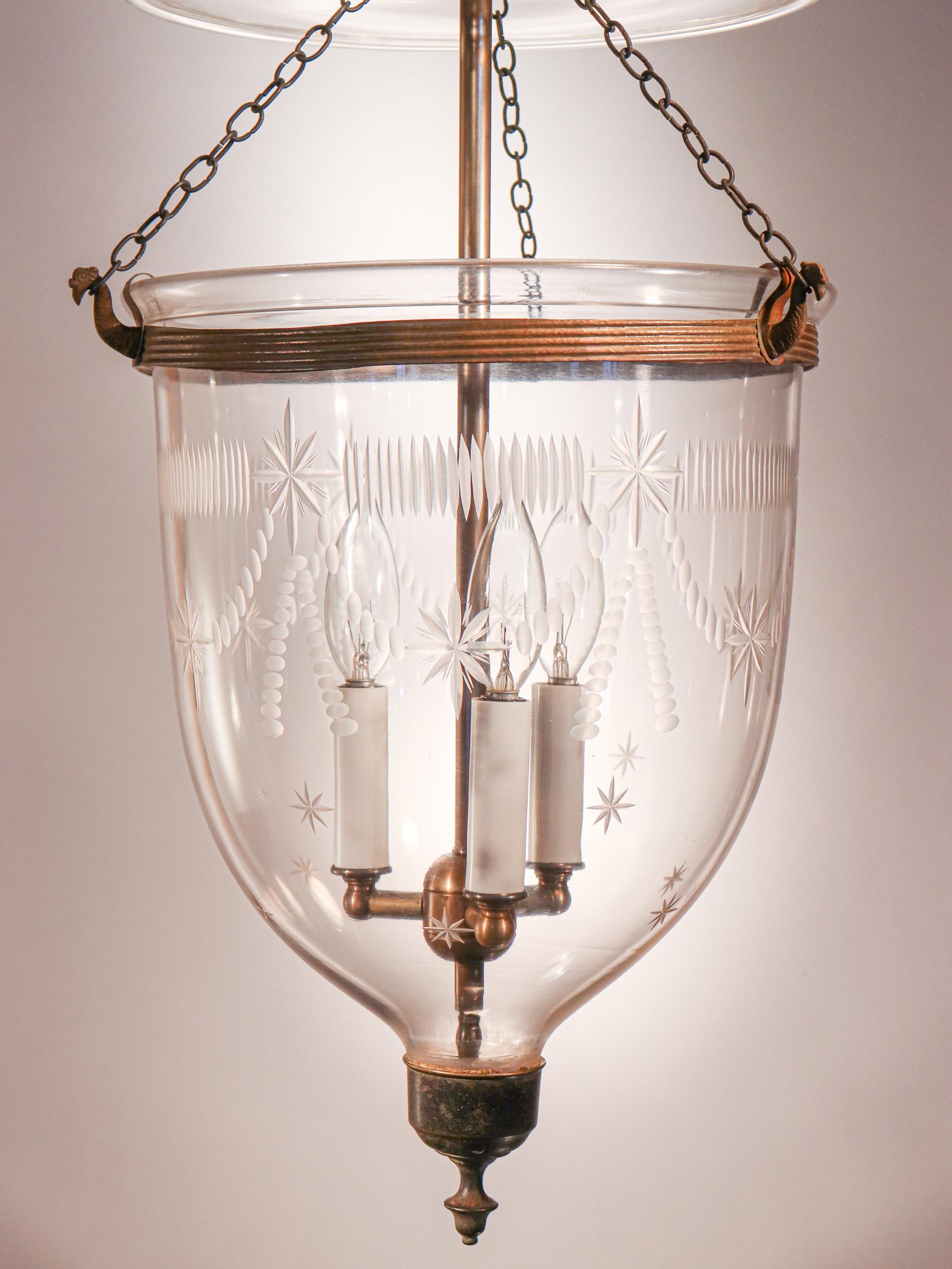 antique bell jar lanterns