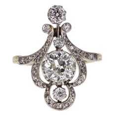 Antique Belle Époque Diamond Cluster Ring Antique Belle Époque Diamond Cluster Ring