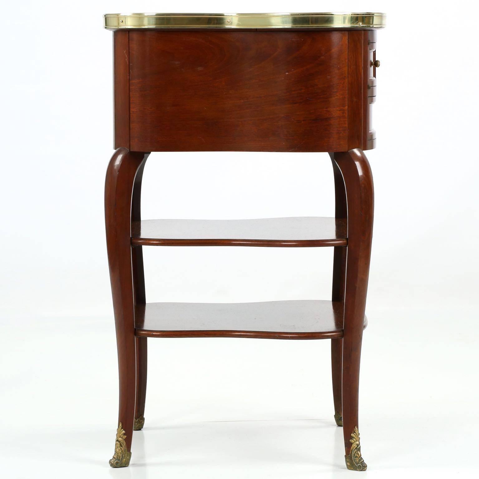 Antique Belle Époque French Liquor Side Table by Escalier de Cristal, circa 1890 In Excellent Condition In Shippensburg, PA