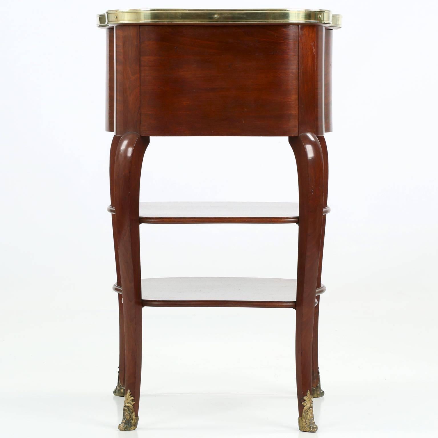 19th Century Antique Belle Époque French Liquor Side Table by Escalier de Cristal, circa 1890