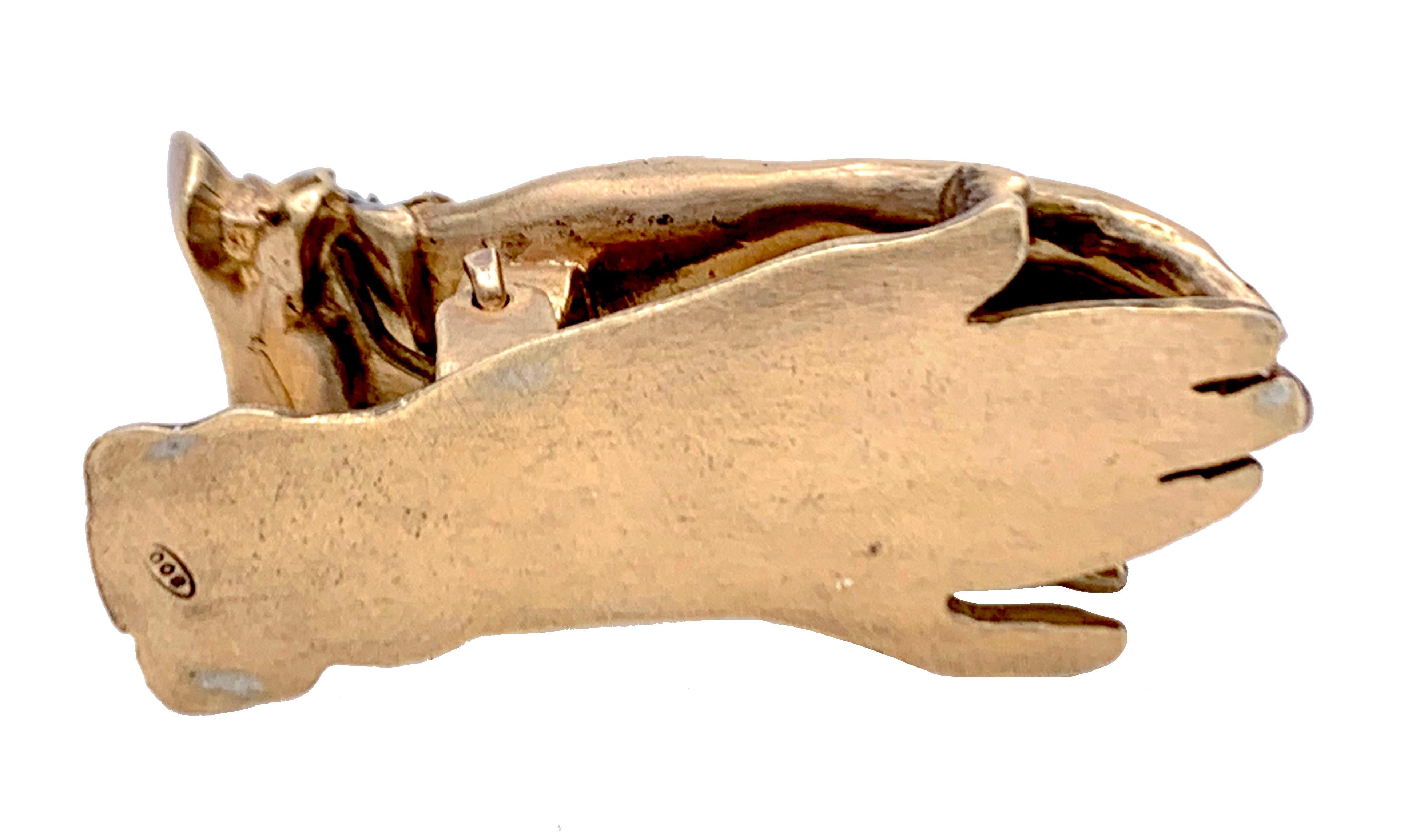 Antike Belle Poque-Schreibtisch-Accessoire Silber mit Diamantring, von Hand (Alteuropäischer Schliff) im Angebot