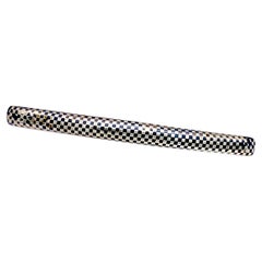 Antique Belle Époque Niello Pin  Bar Brooch Tie Brooch Silver