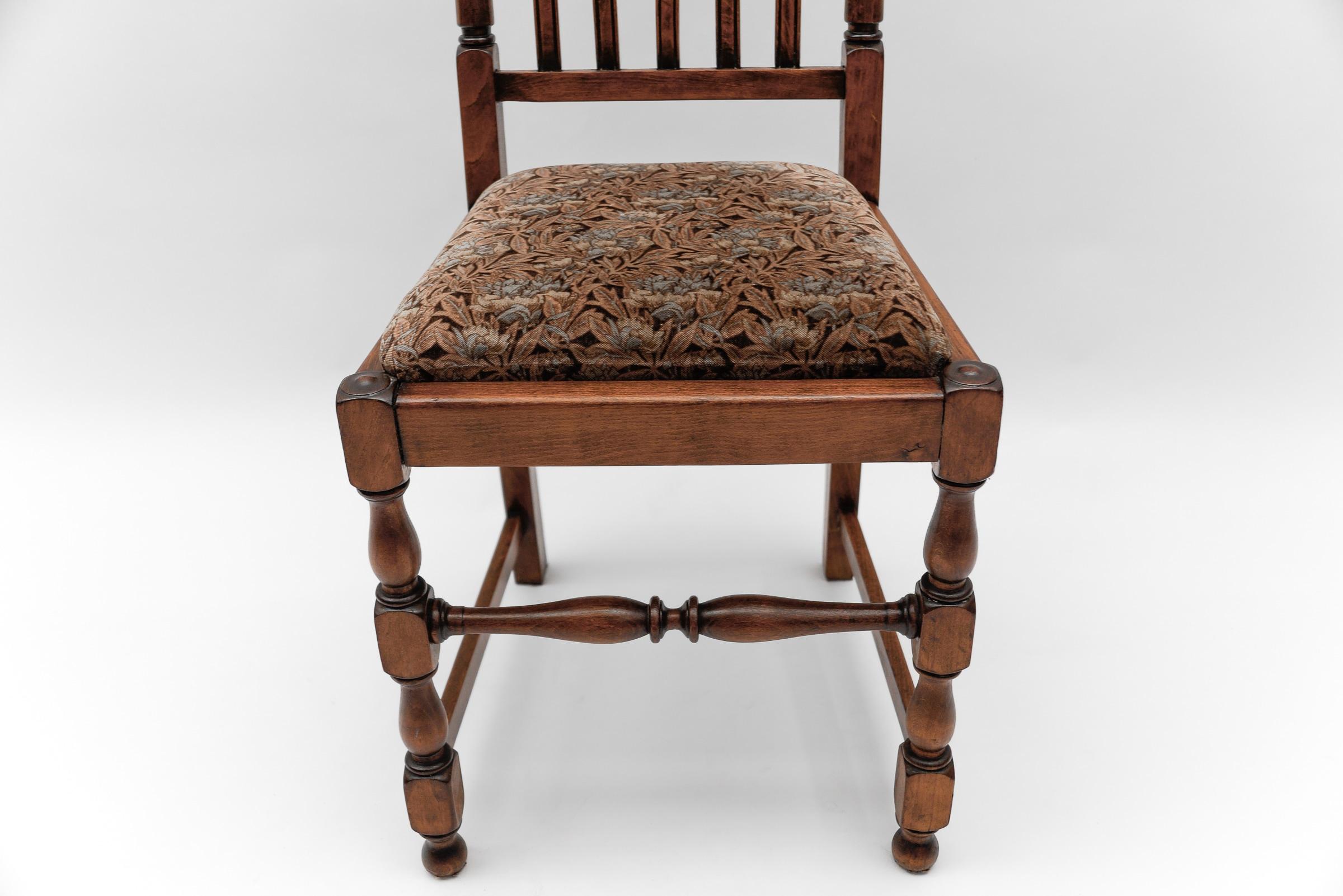 Antique Belle Époque Wooden Chair, 1900s Austria For Sale 4