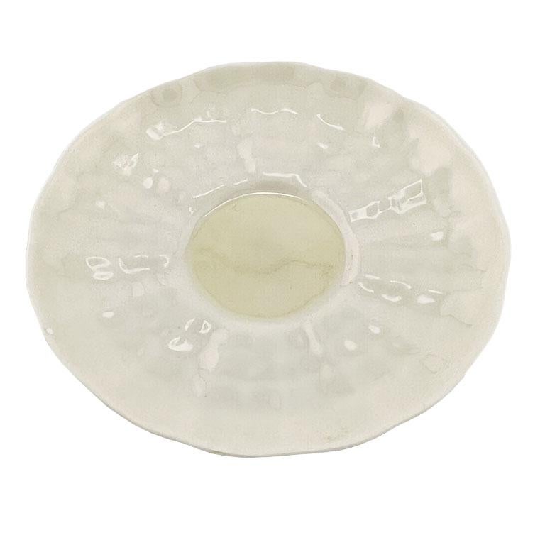 Antiguo Platillo de Porcelana Irlandesa Belleek - Diseño Concha Etrusca Mediados del Siglo XX siglo XX en venta