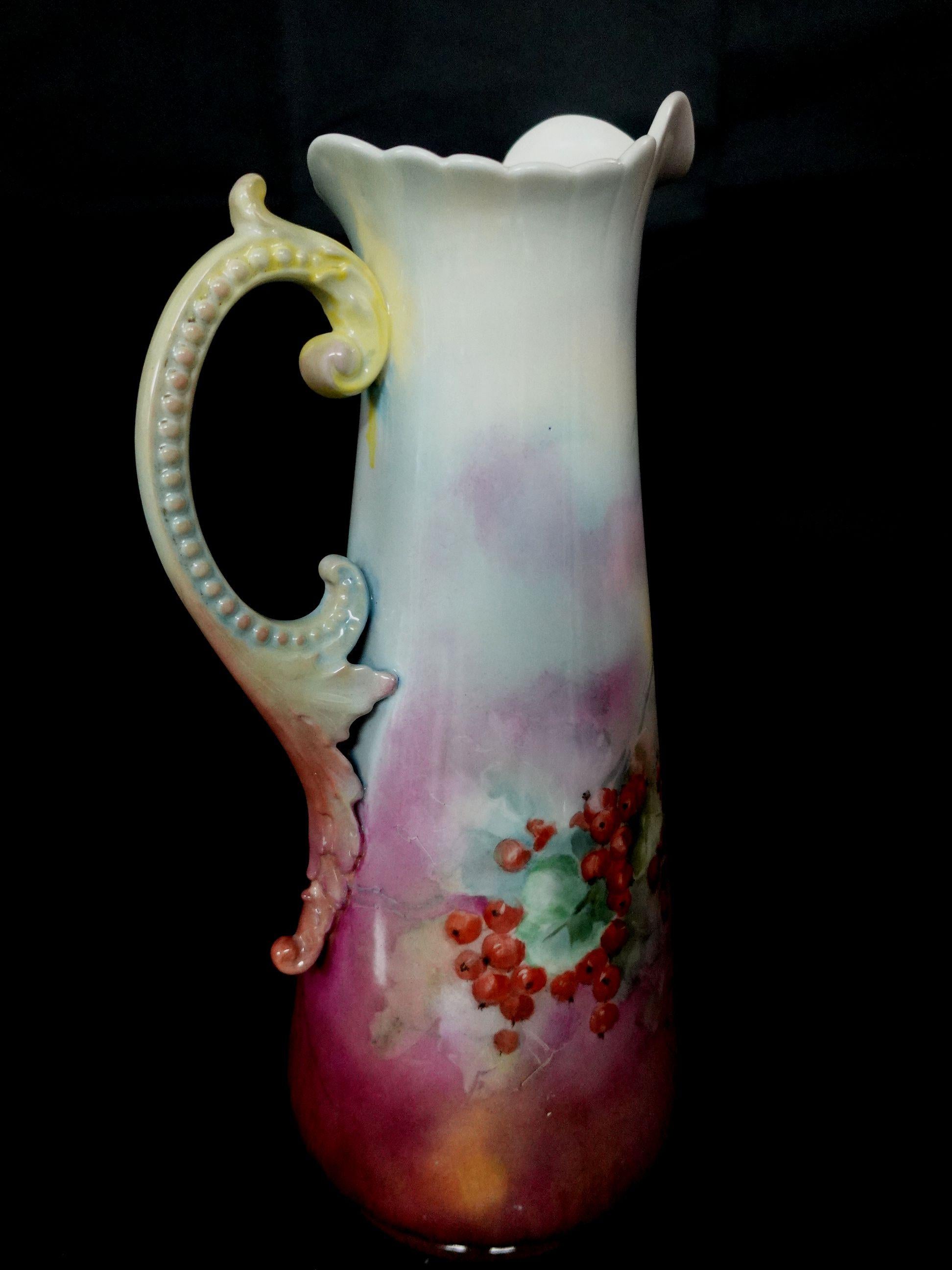 Antique Belleek Porcelain Large Tankard, #Ric00032 For Sale 3