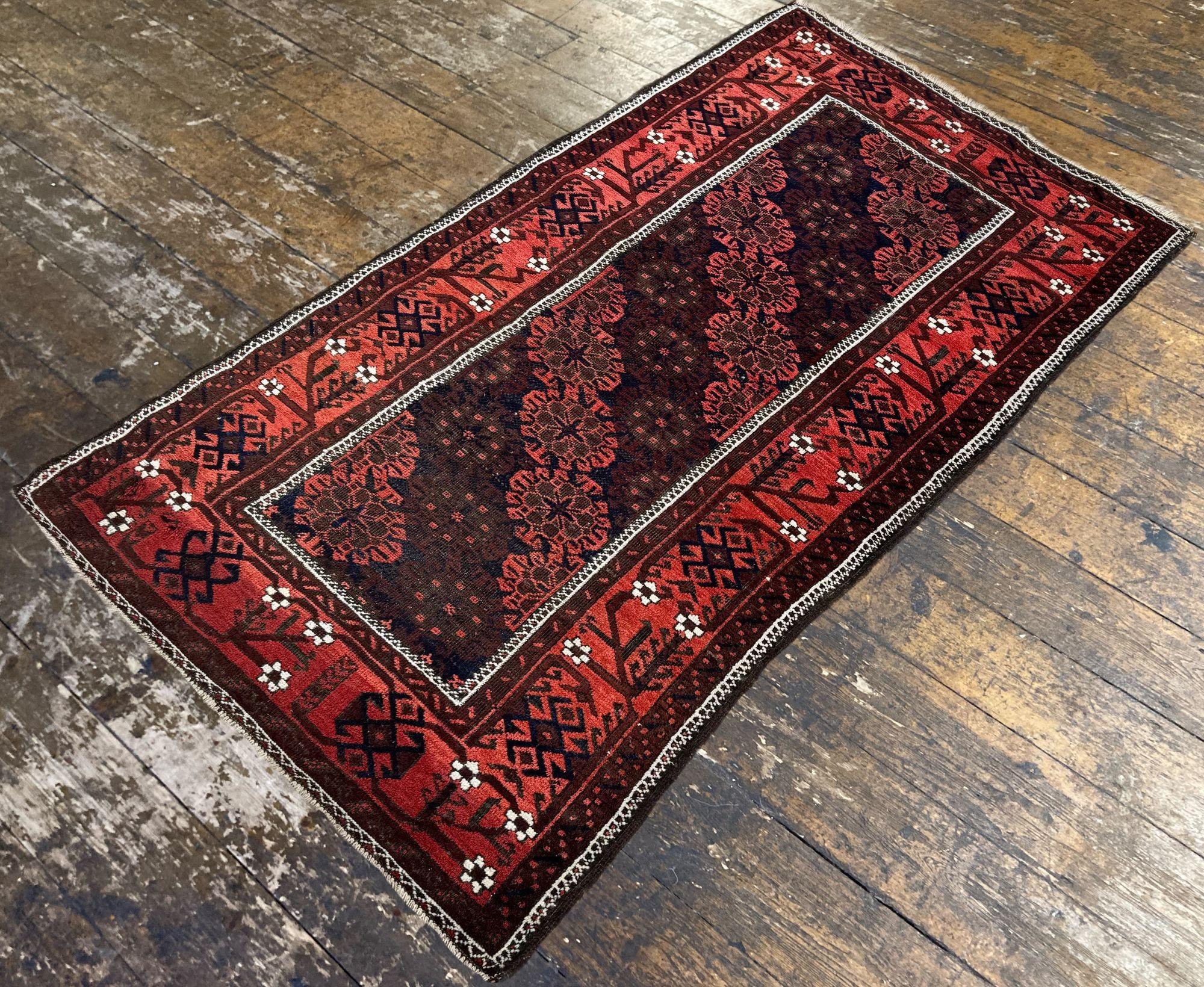 Lana Tappeto antico Belouch 1,64 m x 0,90 m in vendita
