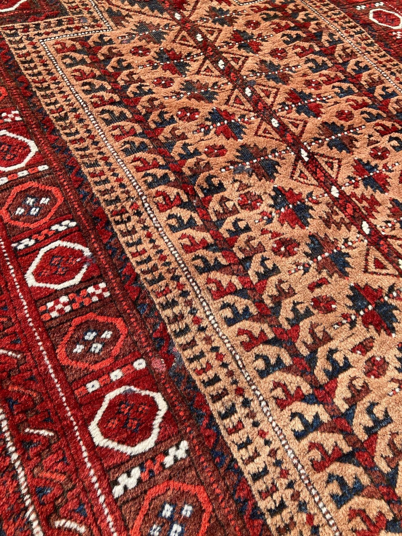 Antique Belouch Rug 1.76m x 0.89m For Sale 10