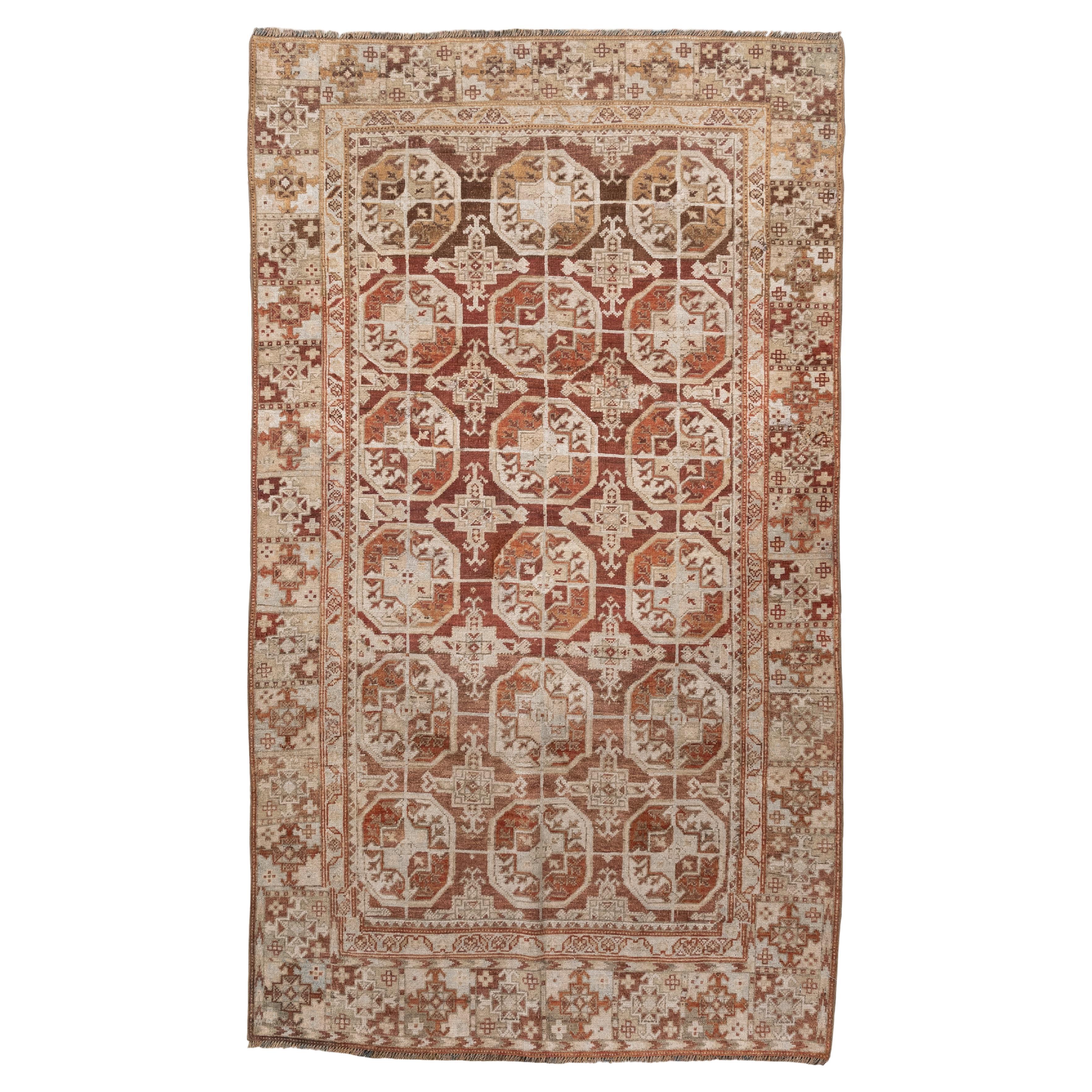 Antique Belouch Rug, Handwoven Tribal Geometric Design For Sale