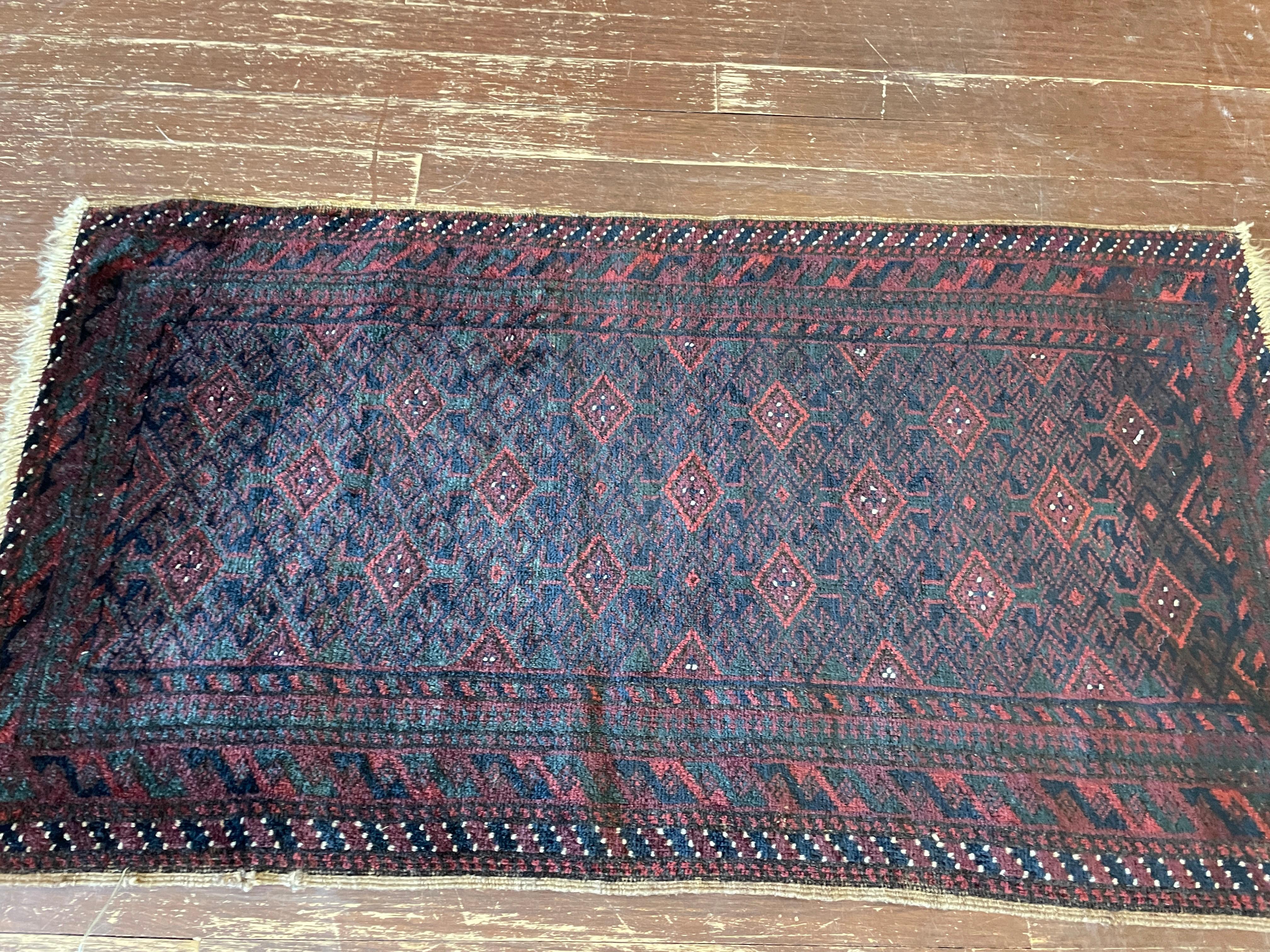 Central Asian Antique Belouch Turkoman Rug, Fine For Sale