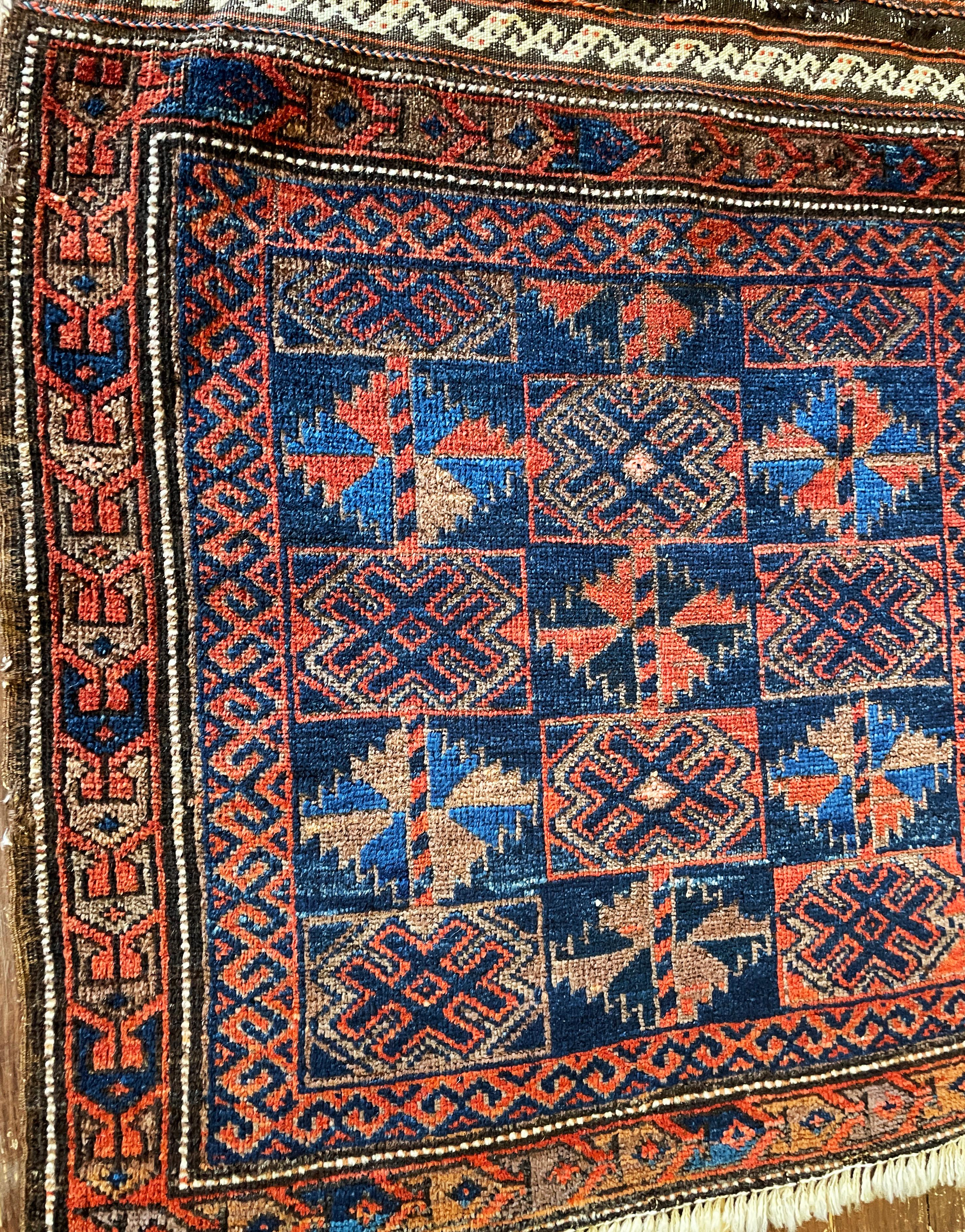 Antique Belouch Turkoman Rug, Fine In Excellent Condition For Sale In Evanston, IL
