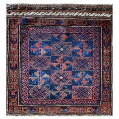 Antiker Belouch-Turkoman-Teppich, fein