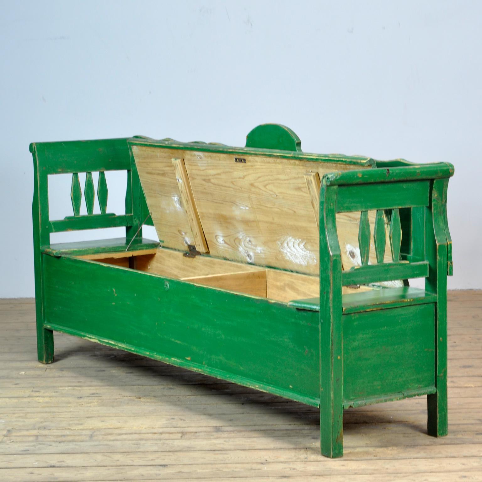 Hungarian Antique Bench, 1920's
