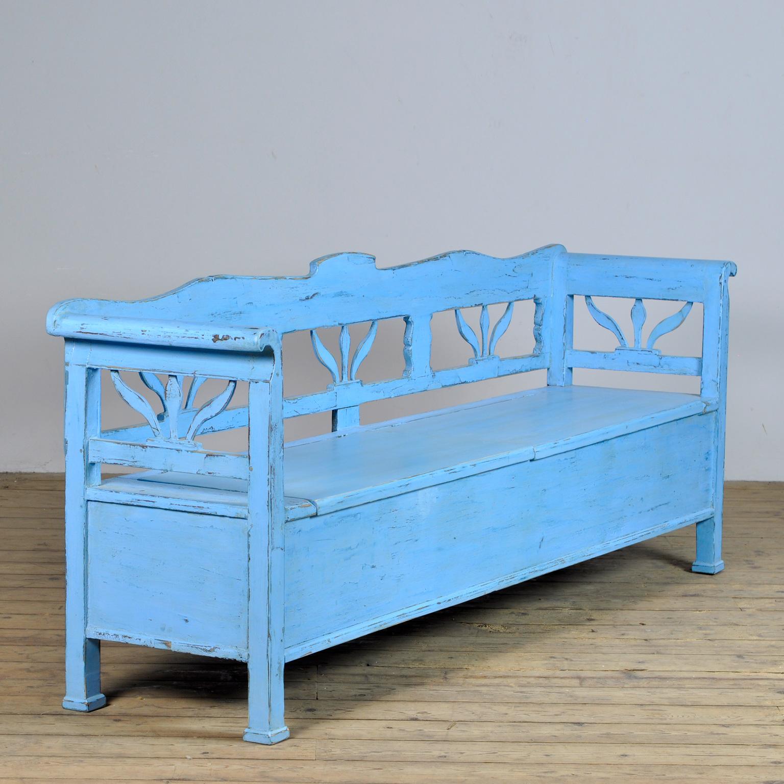 Hungarian Antique Bench, 1920s