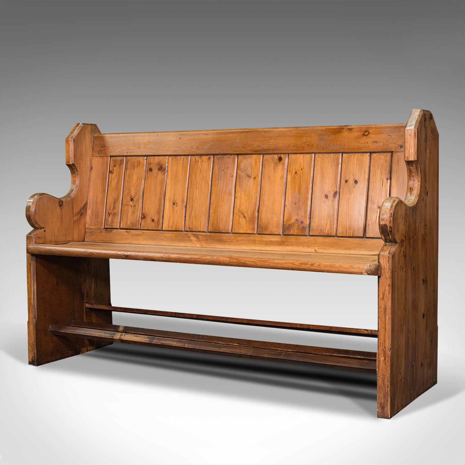 old fashioned bench seat