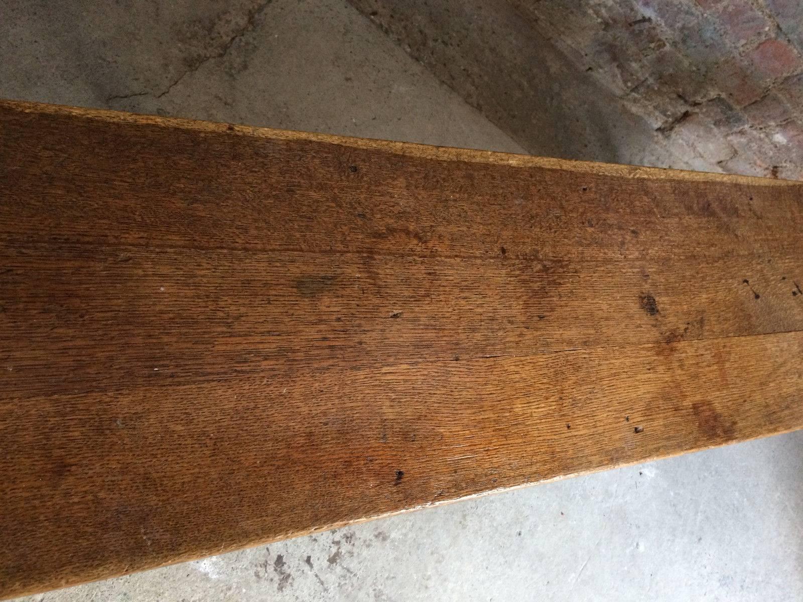 Antique Long Bench Seat Large Rustic, 19th Century Victorian, circa 1870 In Good Condition For Sale In Longdon, Tewkesbury