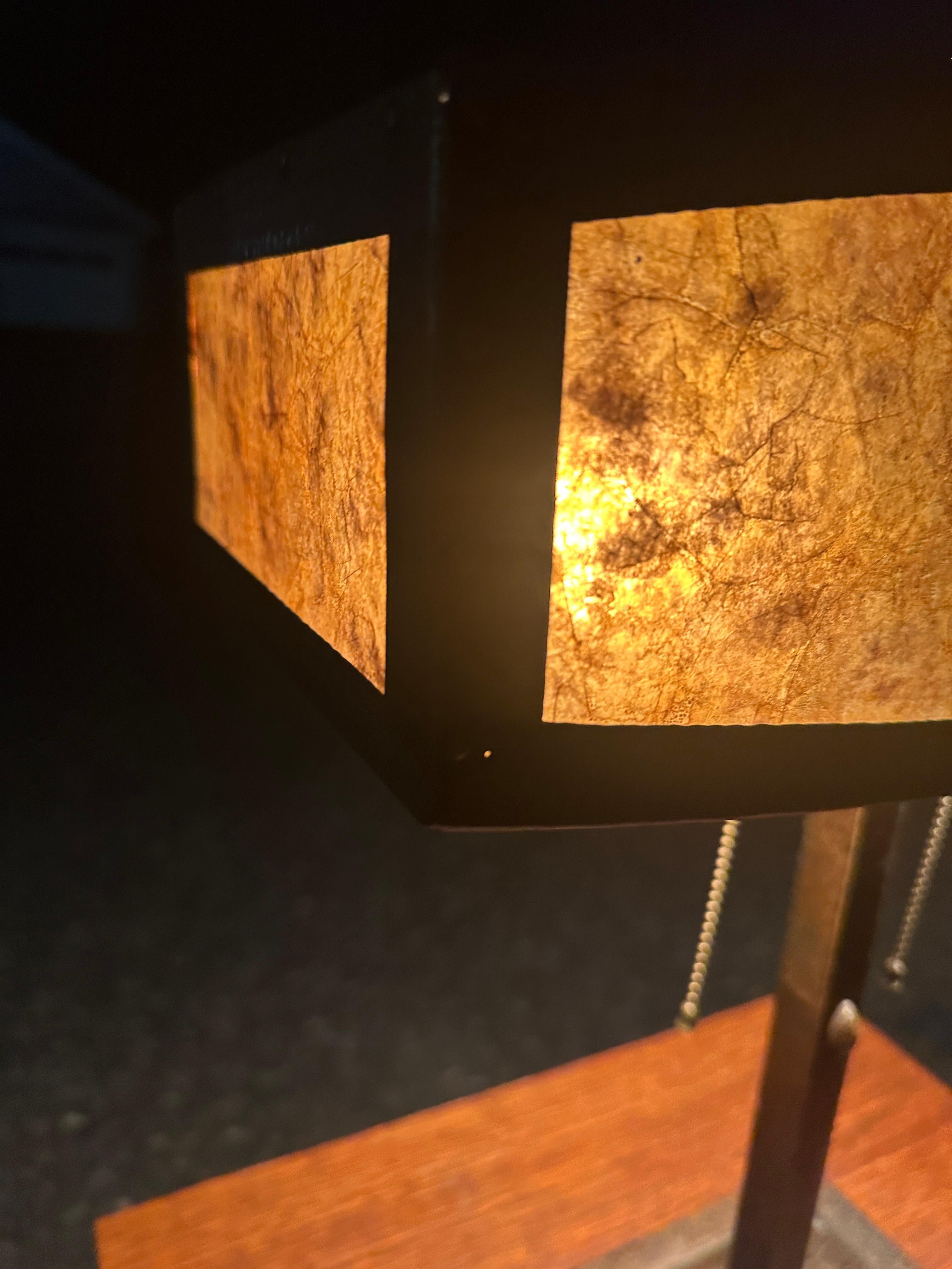 Antique Benedict Studios Hammered Copper Lamp - W7694 For Sale 3