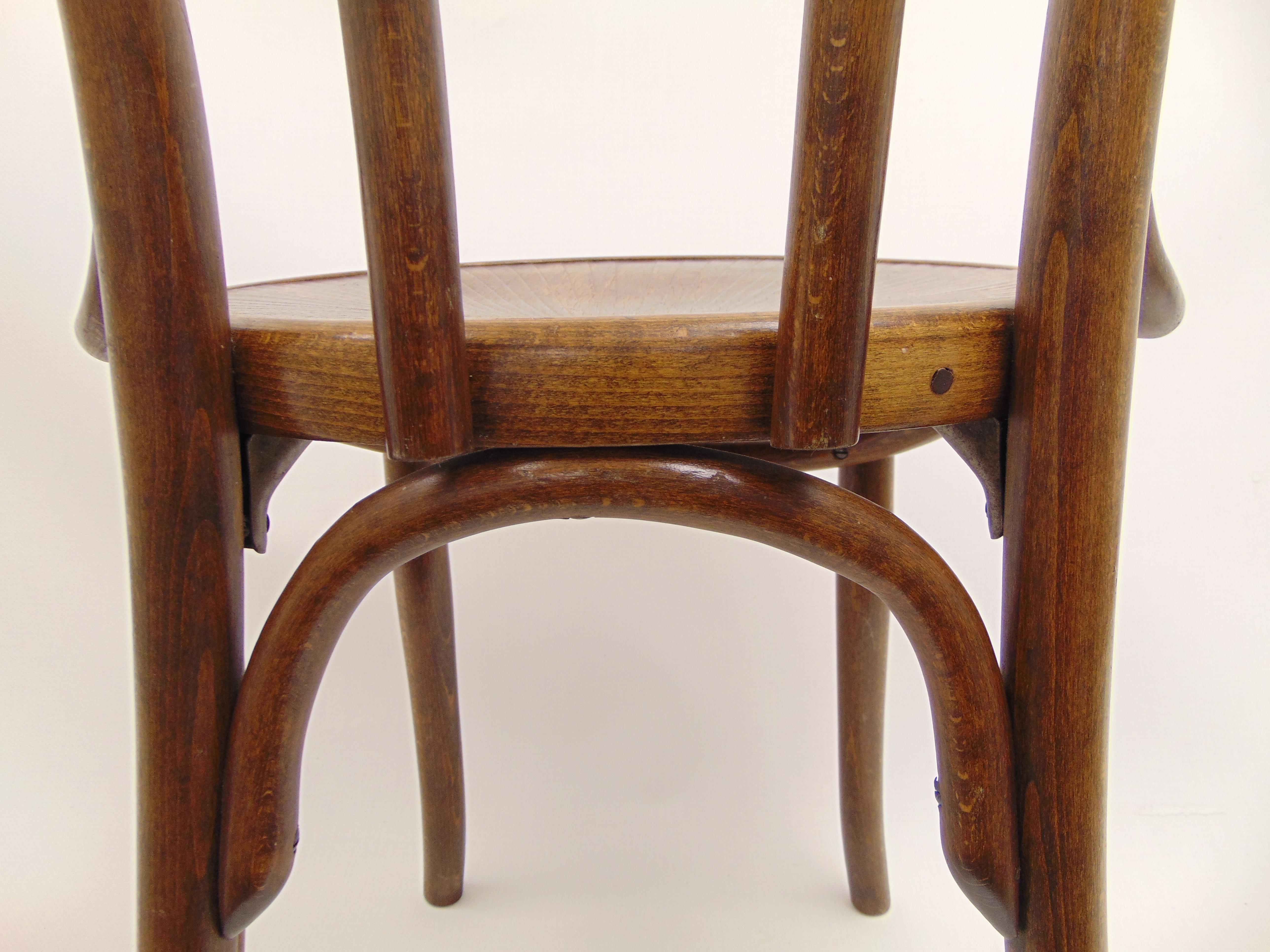 Antique Bentwood Chair by Jacob & Josef Kohn Made in Czechoslovakia 2