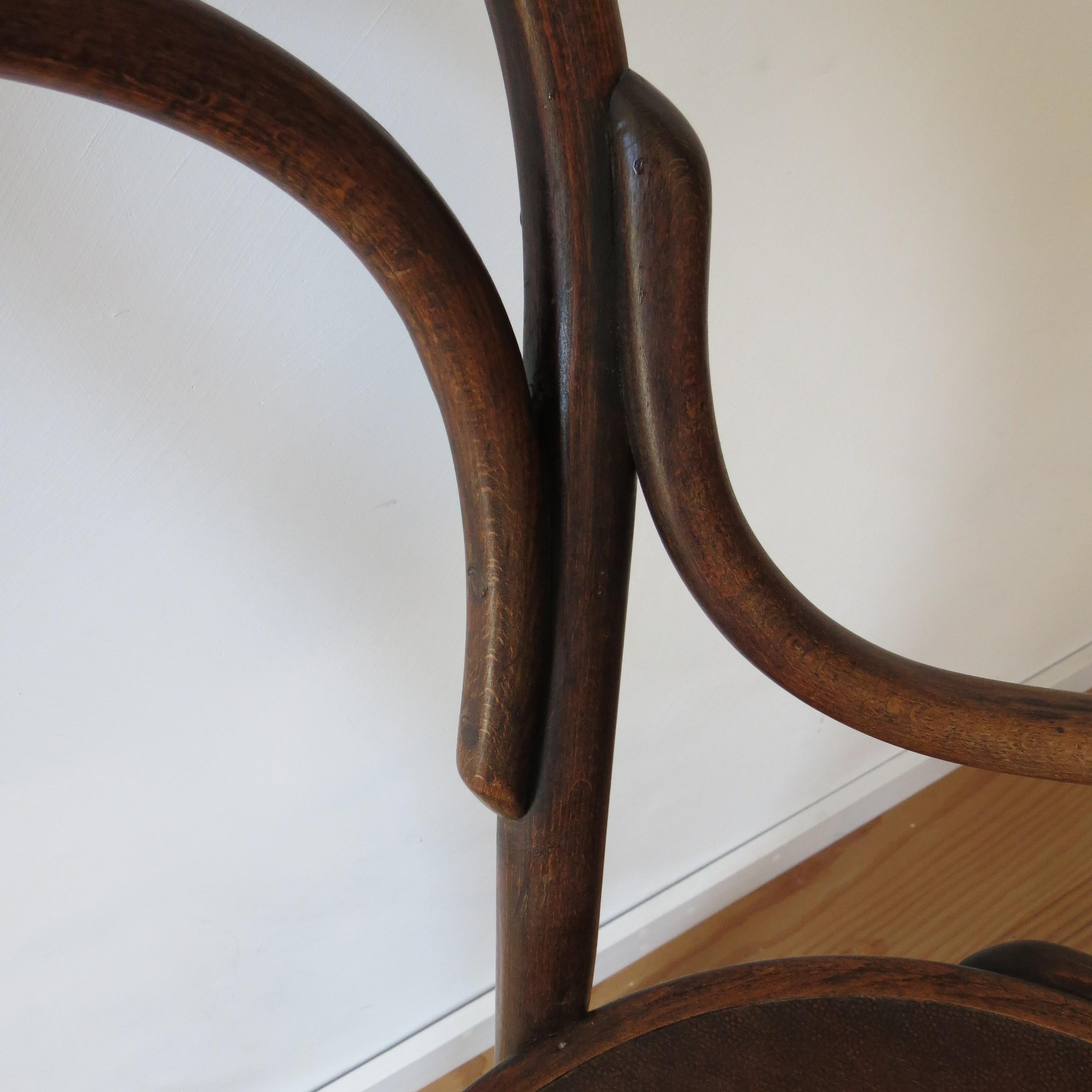 Antique Bentwood Chair No 14 by Thonet 19th Century Art Nouveau 5