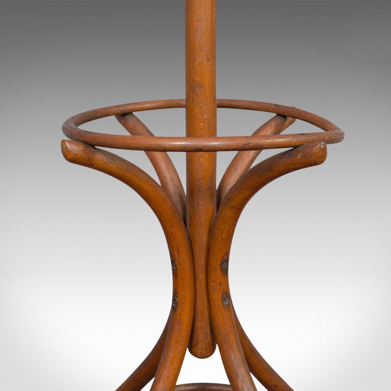 Antique Bentwood Coat Rack, Hall Stand, English, Beech, Umbrella
