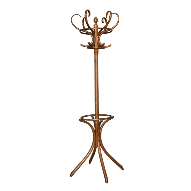 Antique Bentwood Coat Rack, Hall Stand, Café, Coat Stick