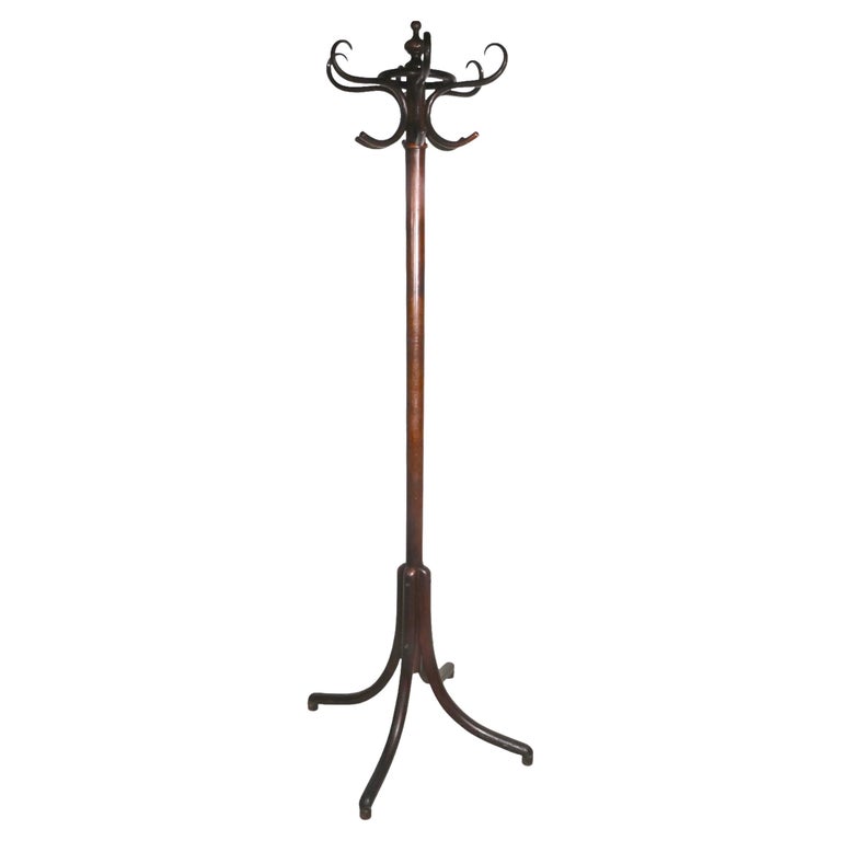 Antique Bentwood Coat Rack Stand by For Sale at 1stDibs