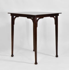 Antique Bentwood Mundus and J & J Kohn Small Bistro Dining Table