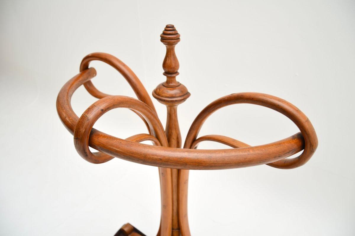 Antique Bentwood Umbrella / Stick Stand by Thonet For Sale 1