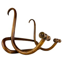 Antico appendiabiti da parete in legno di Bentwood di Thonet, Austria, anni '30