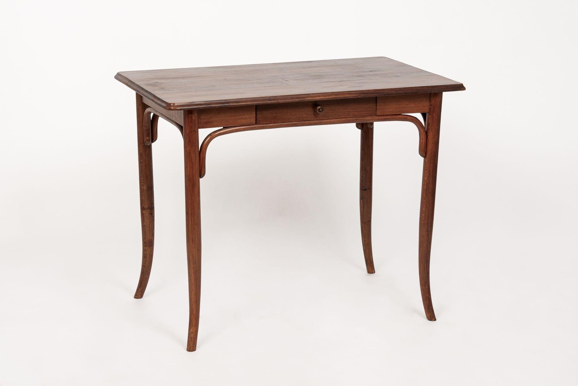 Antique Bentwood Writing Desk Table in the Style of Thonet 6