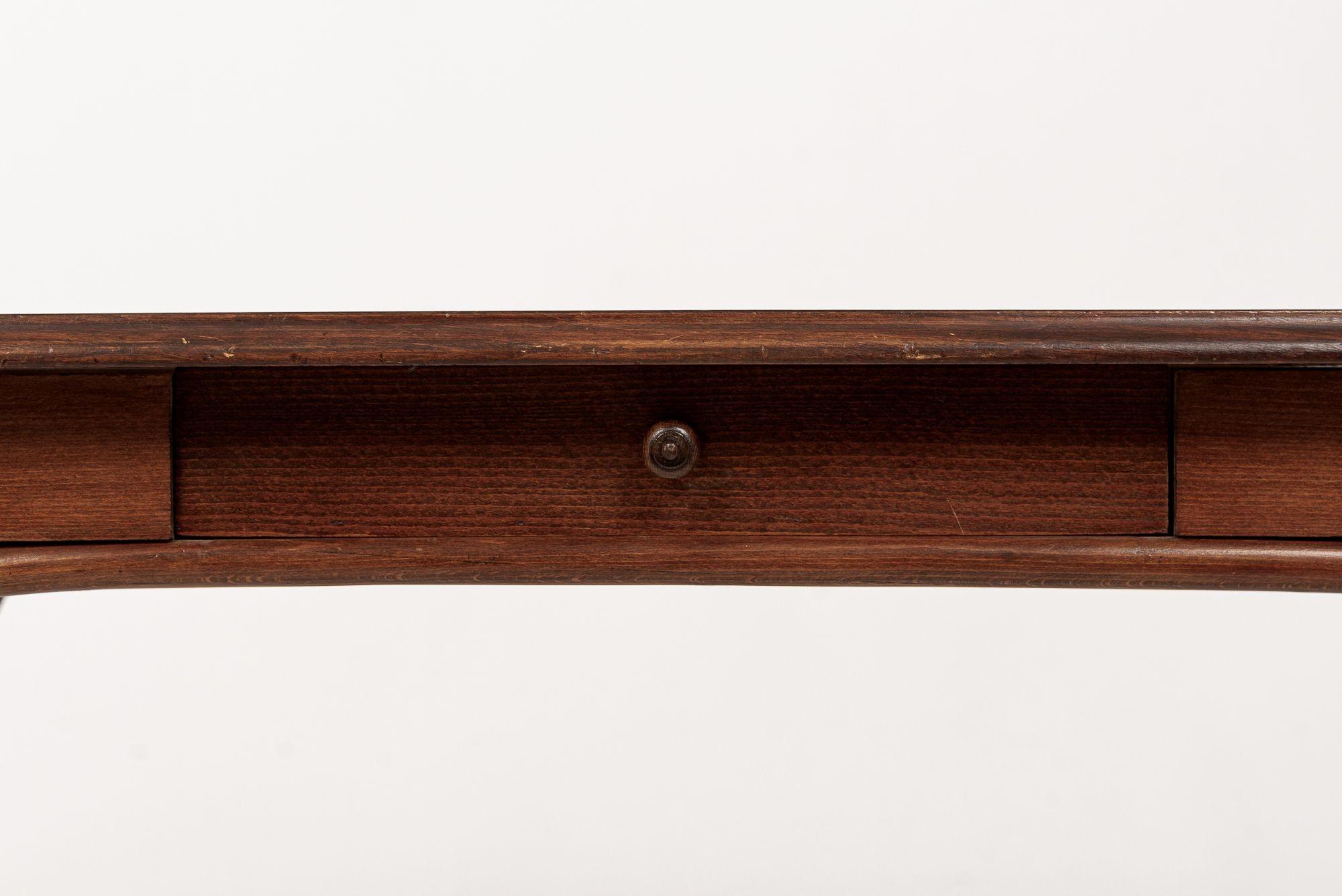 Wood Antique Bentwood Writing Desk Table in the Style of Thonet