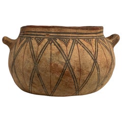 Pot berbère antique en terre cuite du Maroc