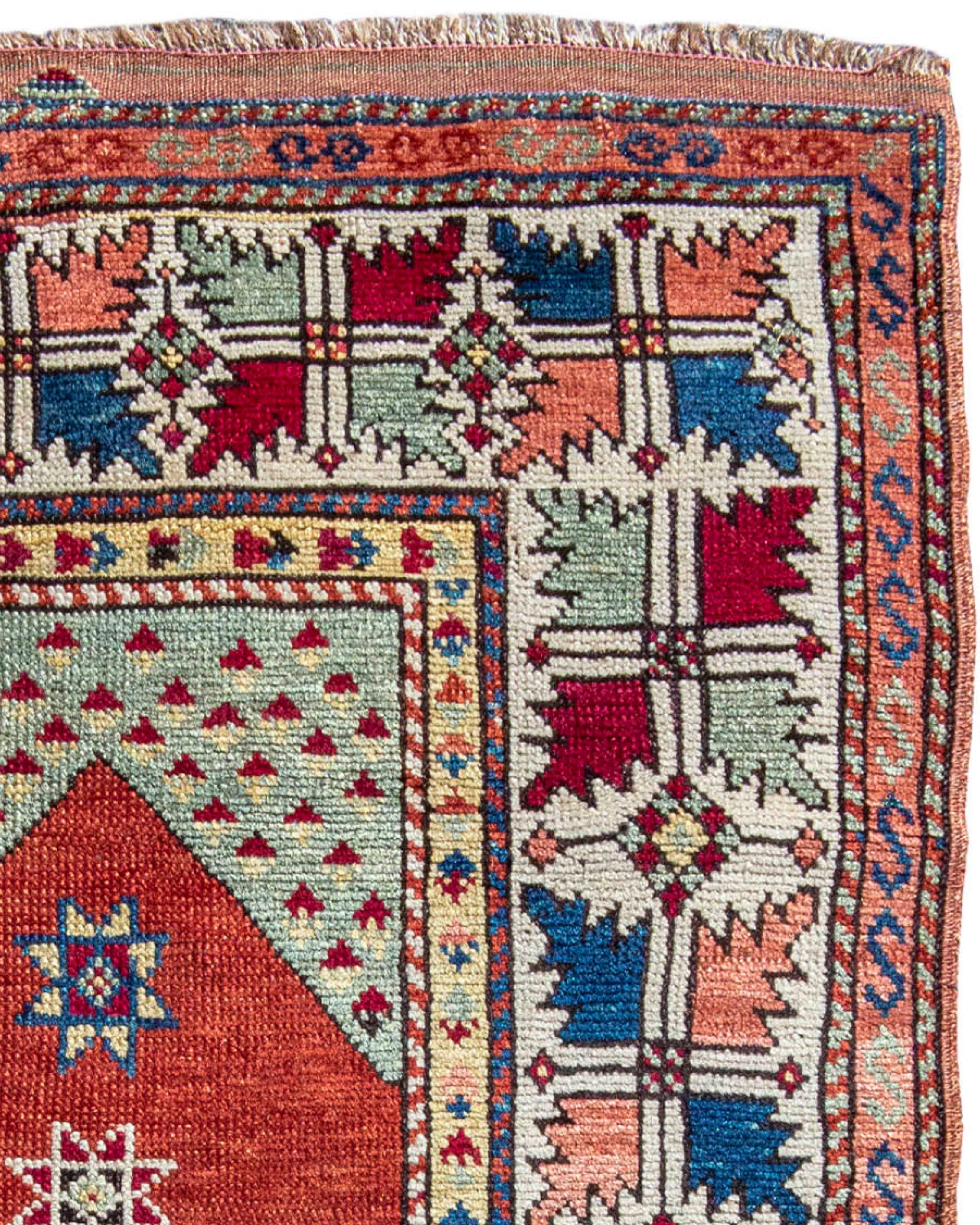 Turkish Antique Bergama Prayer Rug, 19th Century For Sale