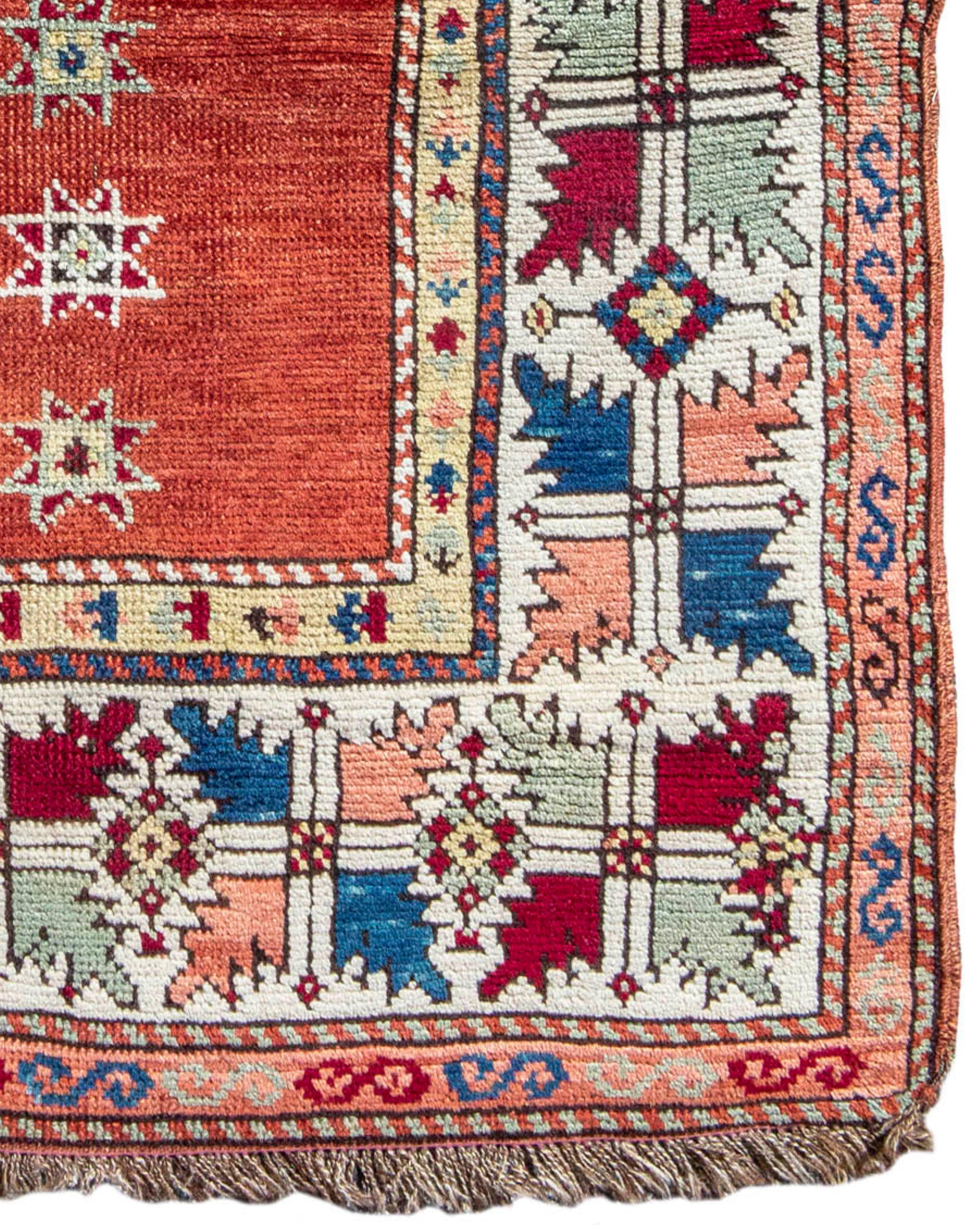 Wool Antique Bergama Prayer Rug, 19th Century For Sale