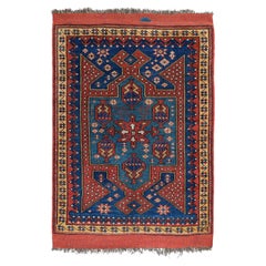 Tapis ancien de Bergama - Tapis de Bergama d'Anatolie du milieu du 19ème siècle