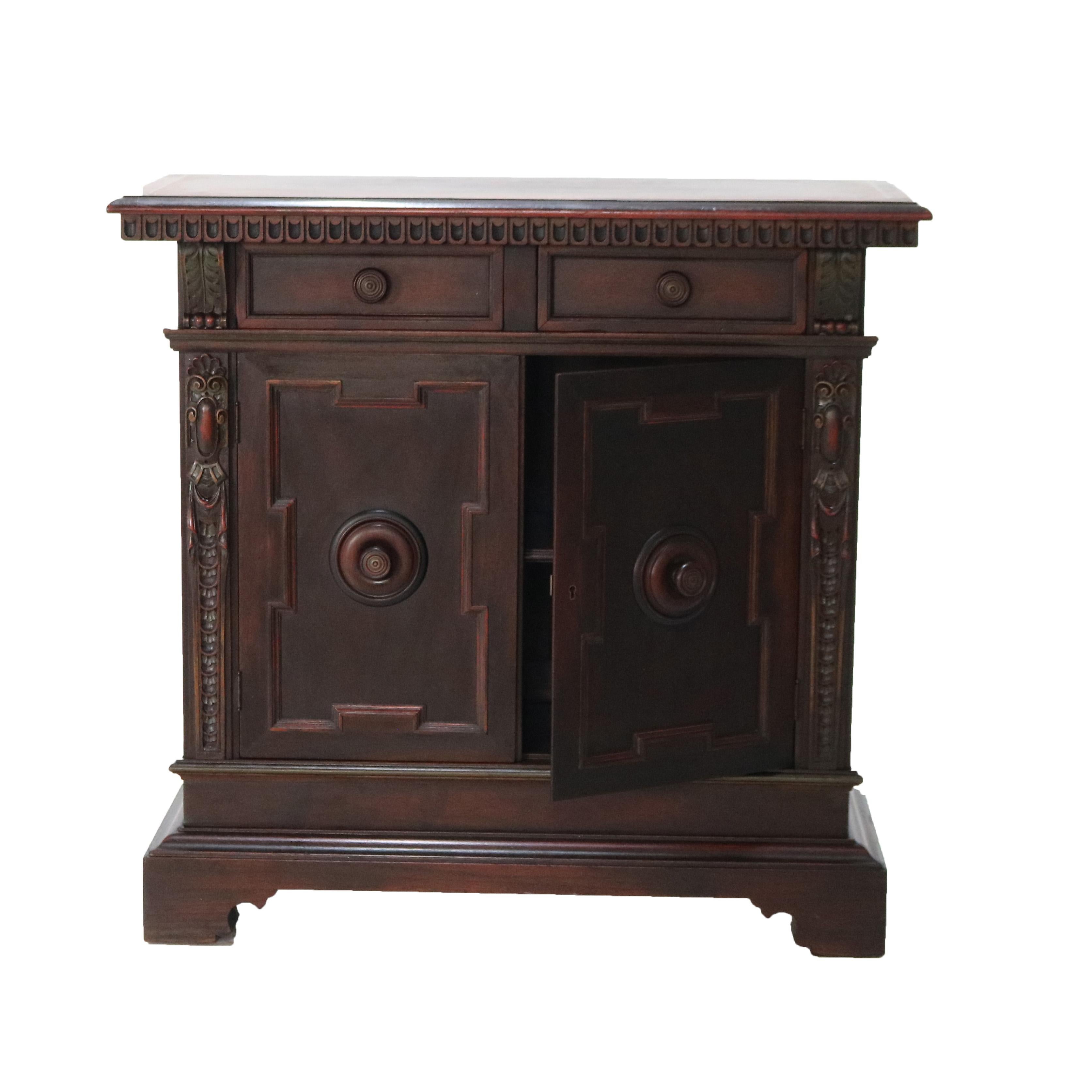 Antique Berkey & Gay Kittinger School Carved Walnut Server C1930 1