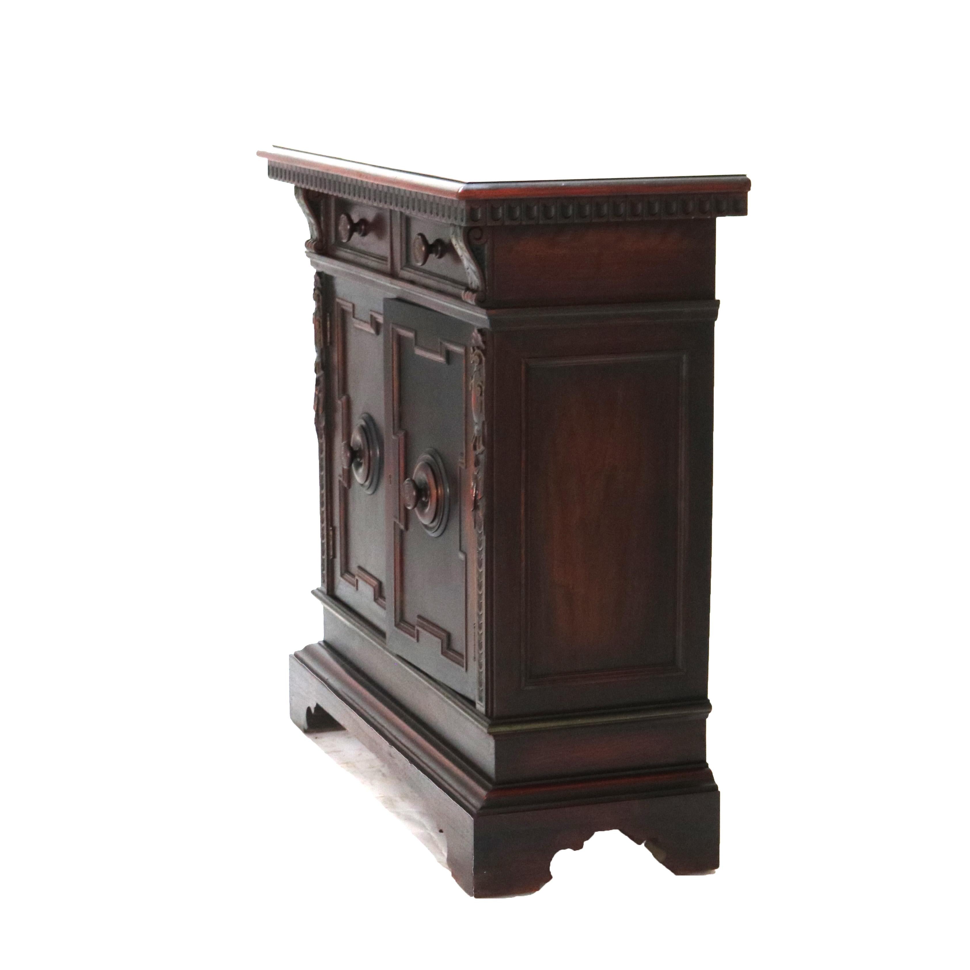 Antique Berkey & Gay Kittinger School Carved Walnut Server C1930 3