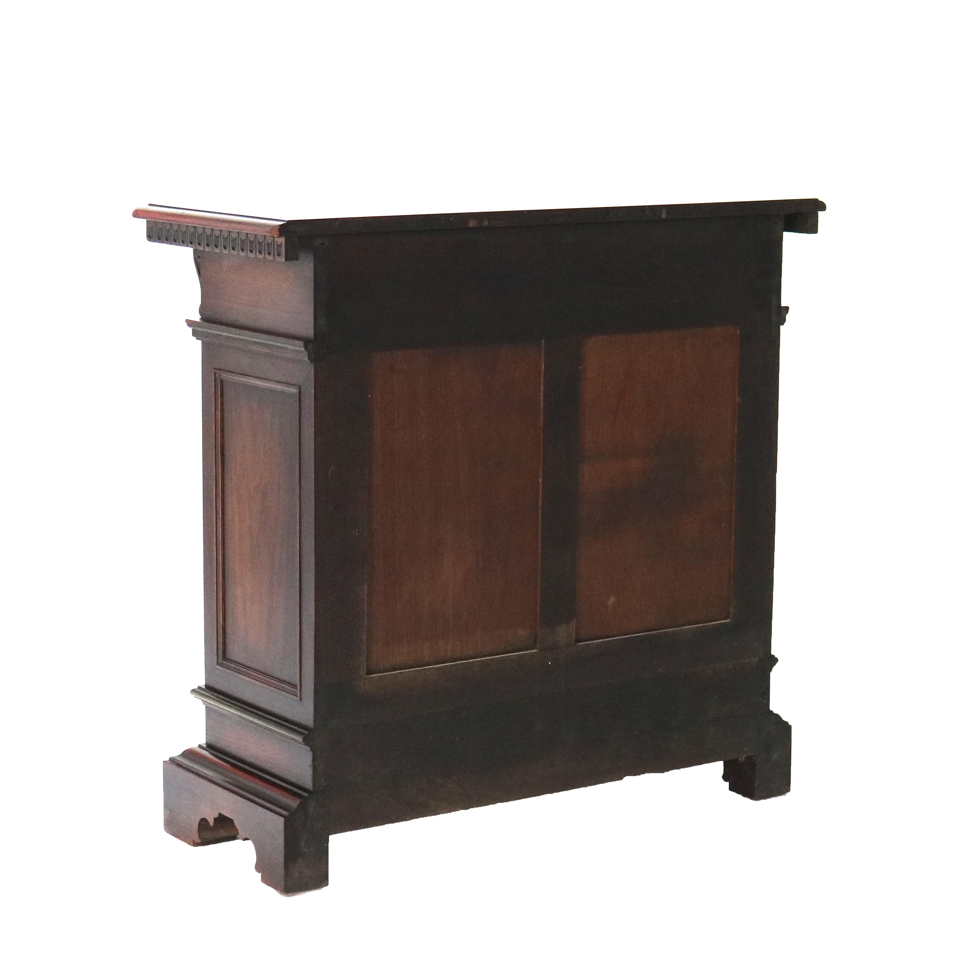 Antique Berkey & Gay Kittinger School Carved Walnut Server C1930 4