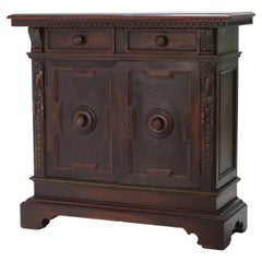 Antique Berkey & Gay Kittinger School Carved Walnut Server C1930