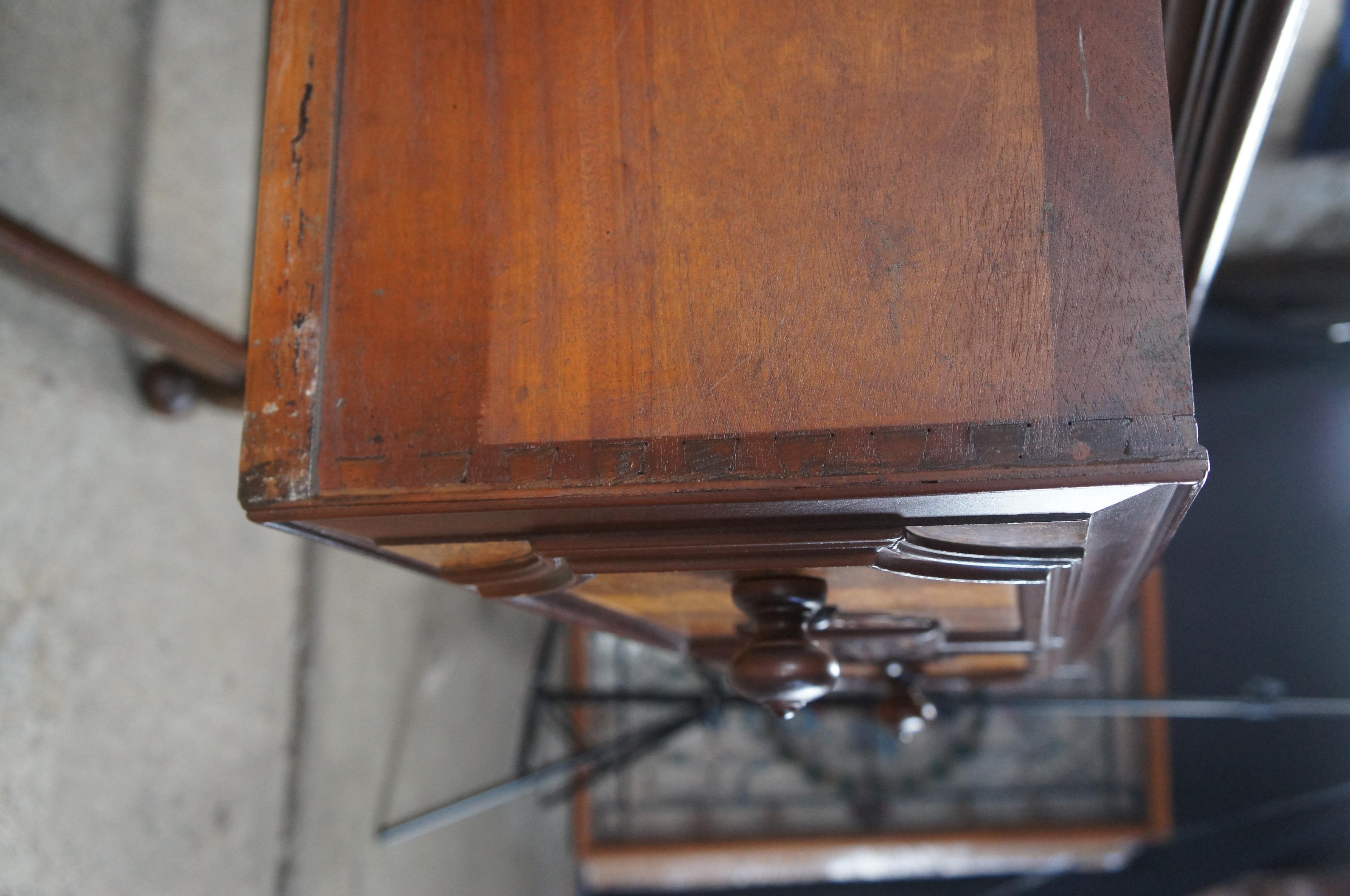 Antique Berkey & Gay William & Mary Walnut Buffet Sideboard Jacobean Gothic 2