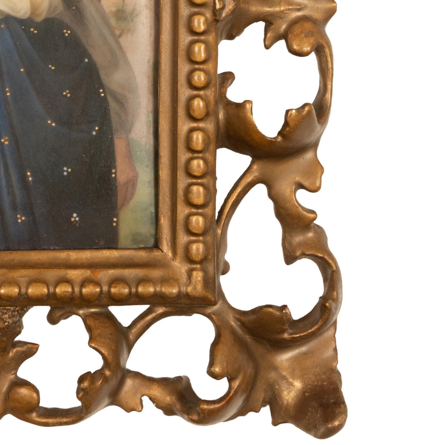 Antica placca in porcellana dipinta a mano KPM Porcelain di Berlino con ritratto di giovane donna zingara 1880 in vendita 2