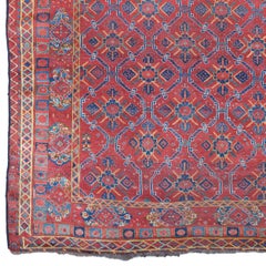 Antique Beshir Main Carpet - 19th Century Turkmen Beshir Main Carpet