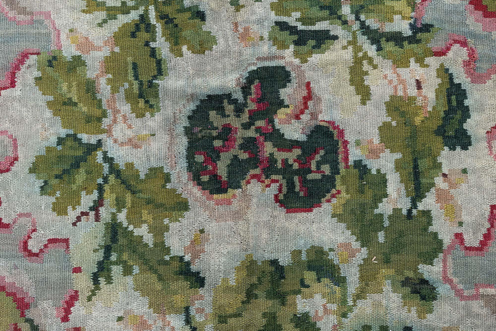 Antique Bessarabian Botanical Rug
Size: 6'0